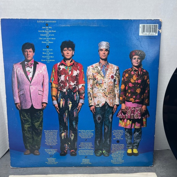 Talking Heads Little Creatures Vinyl LP Record Album w/ Sleeve VG- / VG 1985 - Picture 6 of 16